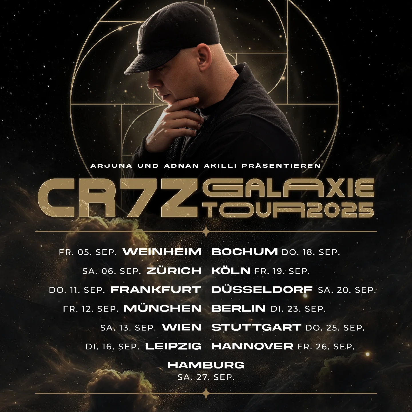 Cr7z Galaxie Tour Tour Poster